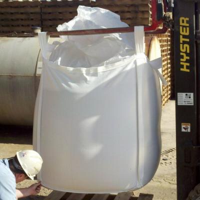 China Ton Big Bag Circular Cross-Eckmassentasche 1 Ton Bulk Grain Bag der Quereckschleifen-1 zu verkaufen
