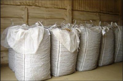 China 1 Ton Bulk Jumbo ISO9001 2 Ton Big Bag Firewood Loading 2000kg Mesh Firewood Bags for sale