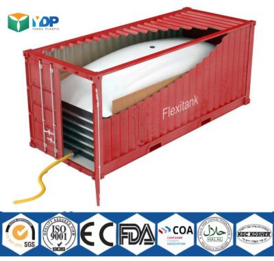 China PE Film PP ISO9001 20ft Container Flexitank MMA Flexitank For Oil for sale