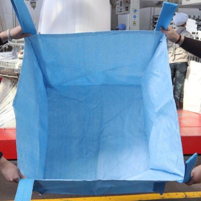 China Cross Corner Loop FIBC Big Bag 1000kg 1500kg 2000kg sand bulk big bags For Transport Packing for sale
