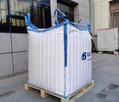 China Mesh FIBC Duffle 100*100*120cm Bulk Bag Logs ISO14001 Firewood Ton Bags Super Big Bag Four Loops for sale