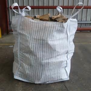 China 100% Virgin PP 100x100x150cm Firewood Bulk Bags Flat Bottom Firewood 1ton Bulk Bags for sale