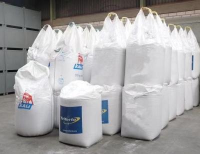 Chine Deux grande Vierge 100% du sac 500kg un Ton Sand Bags de la poignée 165gsm à vendre