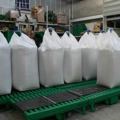 China Dois tubulares dão laços em 1 saco Fibc de Ton Fibc Bag Beige Jumbo para o cimento dos grânulo à venda