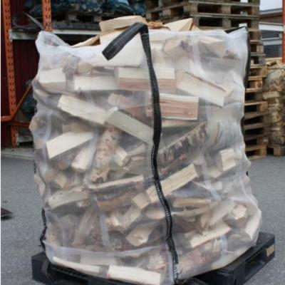 China 96*96*155cm 2000kg Firewood Bulk Bag ventilated mesh breathable Jumbo Bag Mosquito Vented  Bag for onion potato,fruits for sale