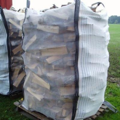 China Breathable Mesh Jumbo Sack Bag Ventilated PP FIBC Jumbo Bag For Firewood for sale
