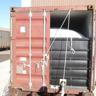China Cuboid Zipper Lock 20ft Shipping Container 100gsm Bulk Container Liner Bags for sale
