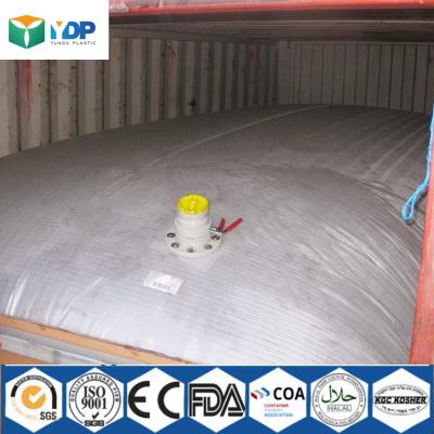 China 20ft container flexitank  Bags  UCO Oil Flexitank Bag Loading for sale