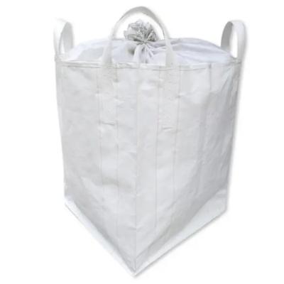 China 1 Ton FIBC big Bag Jumbo Bag For Chemical Products Packing From Vietnam White for sale
