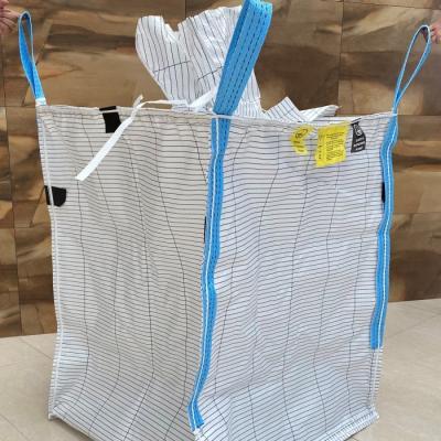 중국 PP Woven Large Container Bag Bulk Bag Antistatic Conductive Bag Type C Flammable Powder Lithium Ore 판매용