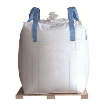 中国 1.5 トン 2 トンの大きい砂の大きい袋 1500 Kg PP 砂の石の白い色のためのバルク フレコン ジャンボ袋 販売のため
