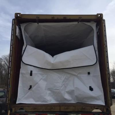 中国 Container Lined Bag 20FT Woven Inner PP Dry Bulk Container Liner Bag 販売のため