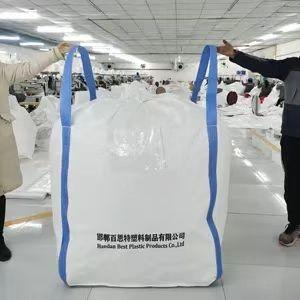 China FIBC Top Spout Bottom Spout Tubular Ton Big Bags Scrap Pp 500 1000kgs Wholesale China Manufacture for sale