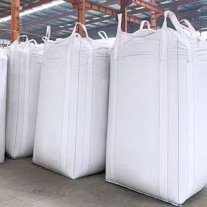 China Scrap Pp Jumbo Bags Bulk Containers 500 1000kgs Top Cross Flap Color Printing Weight Bottom Loop for sale