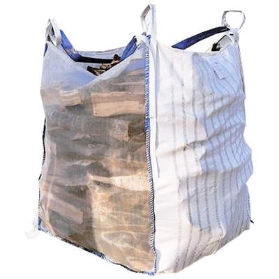 Cina Customized Firewood Bulk Bag For Moisture Barrier And UV Protection in vendita