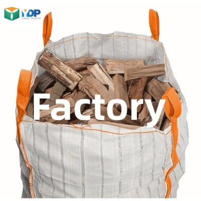 China FIBC PP Woven Jumbo Bulk Bags 1000kg Breathable For Firewood Onion Potato Corn for sale