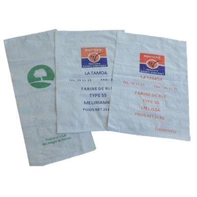 Chine Pp Woven Bag 25kg 50kg 70kg Clear Logo Print Bag Chine Usine personnalisée à vendre