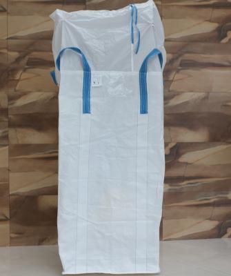 China 1000kg 2200LBS Circular Cross Corner PP Woven Big Bag For sand Bulk bag for sale