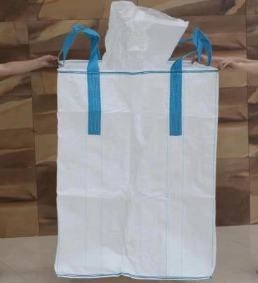 China 1250kg 2200LBS Cement Bulk Bag PP Woven Big Bag For Hazmat Chemicals for sale