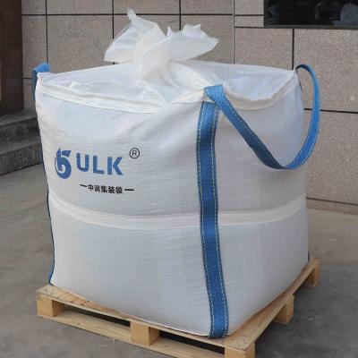 China 900*1100mm 2000kg Fertilizer Big Bag ISO9001 Tubular Bulk Bag waterproof 2 ton super sack for sale