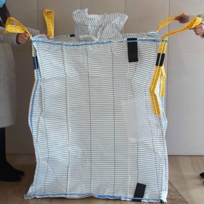 China SGS Conductive Fibc Big Bag Anti Static Type C Bulk Bag Customized Bulk Bag Hazmat Chemicals Bulk Bag for sale