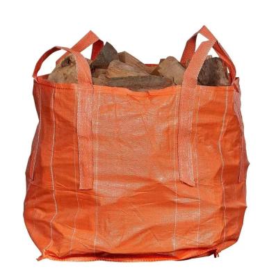 China 1 Ton Jumbo Container PP Big Bag For packing Building Materials Rock Metal for sale