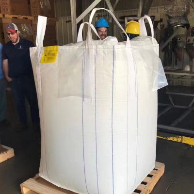 China Material 100% de los PP de la Virgen 2 toneladas bolso grande de 1 tonelada 1000kg 3000LBS FIBC para el cemento de la cal de la silicona en venta