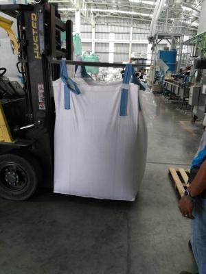 China 2 Tons Dust Proof Bulk PP Woven Big Bag For Construction Concrete Sand for sale