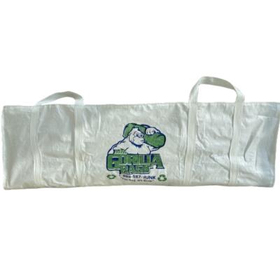 China Anti-UV Customized Printed Office Junk Skip Bag For Commercial Waste Collection for sale