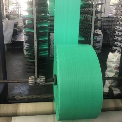 中国 Woven Polypropylene Tubular Fabric factory PP Woven Sack Fabric Roll For PP Woven sacks 販売のため