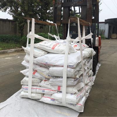 China High Load Capacity 4 loops Cement Silicon Sling-Bag 1ton 2 Tons Sand Concrete Packing en venta