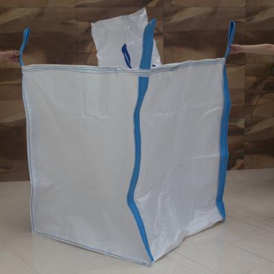 China 1300kg Loading Capacity  FIBC Bulk Bag PP Woven Big Bag For Packing Sand Cement Concrete Gravel for sale