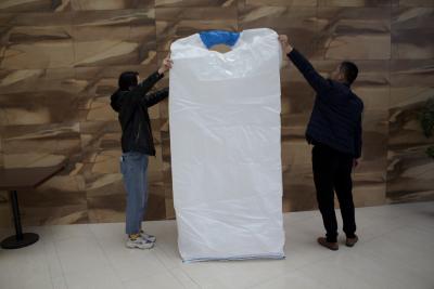 China Industry Sand Cement Single One Loop Fibc Big Bag 1000 kg PP Tubular Jumbo Sack zu verkaufen