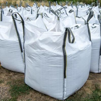 Китай 1,5-тонные зеленые мешки для сыпучих материалов Однотонный полипропиленовый мешок Fibc для сыпучих материалов продается