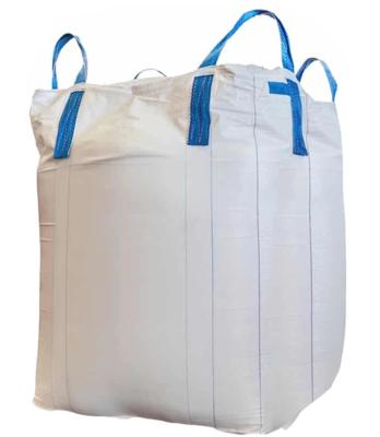 China 1.5Tons bulk bags FIBC Big Bag PP woven Jumbo Bags For Sand Cement Gravel Construction Material en venta