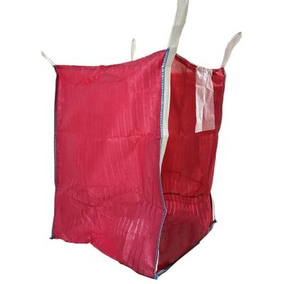 China 90*90*210cm Firewood Bulk Bag Ventilated Mesh Breathable Bulk Bag 2% UV for sale