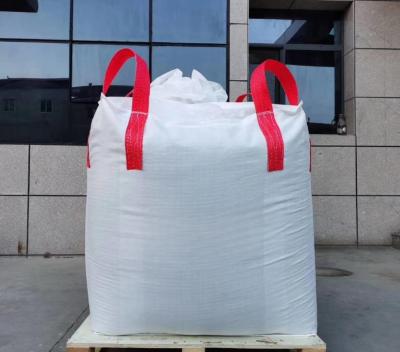 China Reusable 1000KG PP Woven Big Bag For Silica Lime Stone FIBC Bulk Bag for sale
