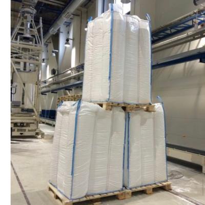 China 100% PP FIBC Bags Bulk Bags Tonne Big Bags With Baffle 1500kg Loading Packing Tapioca Corn Starch Flour for sale