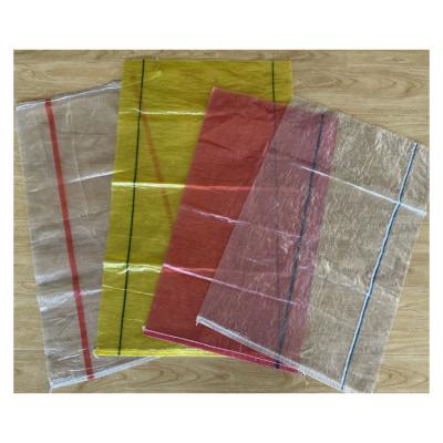 Китай 25kg Pp Woven Bag Breathable Mesh Fabric Red Black Transparent For Potato Onion Carrot продается