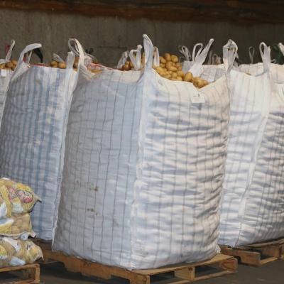 中国 Ventilated bulk Bags for Onion firewood durable meterial full cloth full mesh 90*90*150cm 100% new raw 販売のため