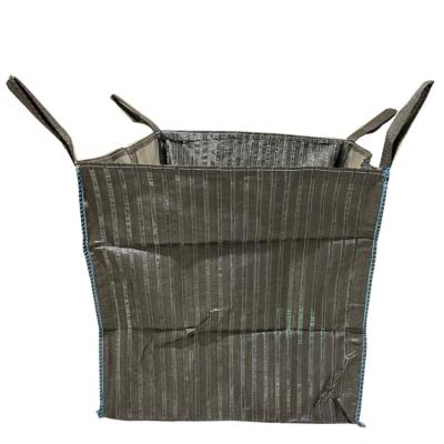China 1250kg Breathable Mesh Jumbo Bag Ventilated Big Bag For Packaging  Firewood Onion black for sale