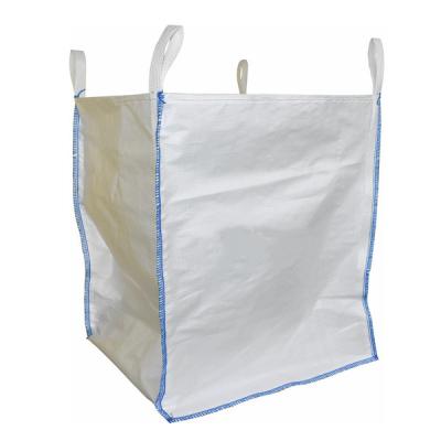 中国 Open Top  Bulk Bag 90*90*90cm 1 ton bulk bag 1 ton Jumbo bag PP Bulk Bag With UV Protect 販売のため