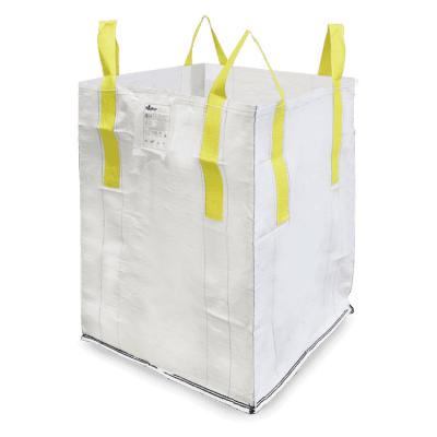 China High Quality Anti-UV Bulk Containers Bags Ton bag For Animal Feeds Fertilizer High Quality Baffle white Big Bag for sale