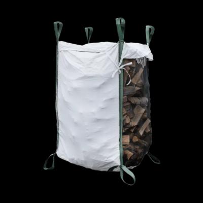 China Vuurhout Luchtventilatie grote zak Bulk Bag Grootte 100*100*150cm vuurhout zakken te koop Te koop