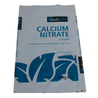 China 10kg, 20kg, 25kg, 50kg Polyethyleenzakken PE-zakken voor calciumnitraat Te koop