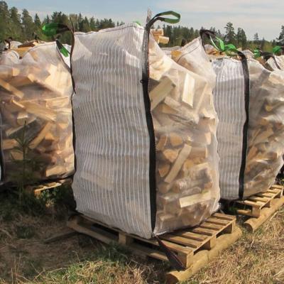 China 1000-1500KG SWL Firewood Bulk Bag With 5:1 SF For Practical Application for sale