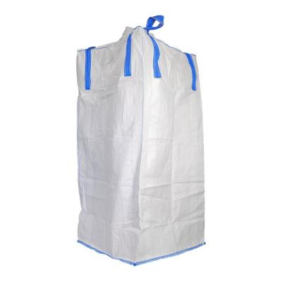 China Cross Corner Loops FIBC Bulk Bag for Transporting High Quality Baffle Big Bag for sale