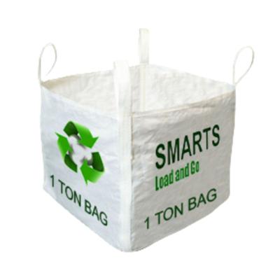 中国 柔軟で耐久性のある廃棄物スキップバッグ あらゆる種類の廃棄物に最適 1500kgのPPスキップバッグ 販売のため