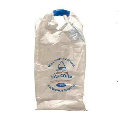 China Salt FIBC Two Handles Big Bags for Russia and Kazakhstan market 1000kg Salt two handles Bags Storage for sale