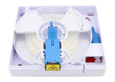 China Rosette with Pre-connectorized Invisible Cable Spool Fiber Interface Wall Plates Adaptor Module for sale